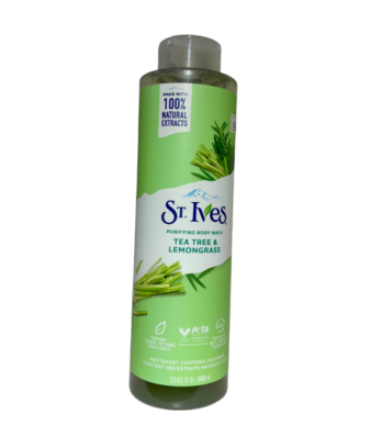 St. Ives tea tree and lemongrass shower gel