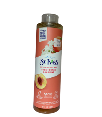St. Ives fresh peach and jasmine shower gel