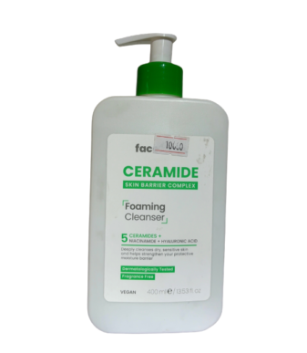 Face facts ceramide foaming cleanser