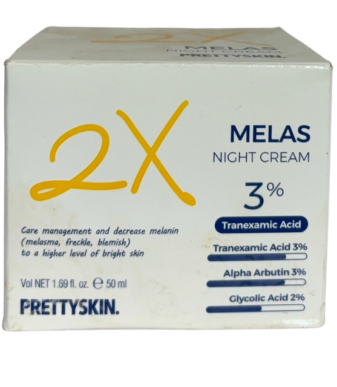 Pretty Skin 2X melas night cream