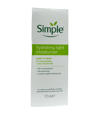 Simple Hydrating light moisturizer