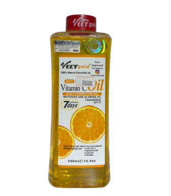 Veet gold vitamin C body oil 500ml