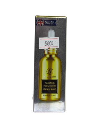 Niu skin total effects platinum white face serum