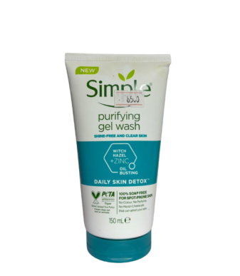 Simple purifying face wash